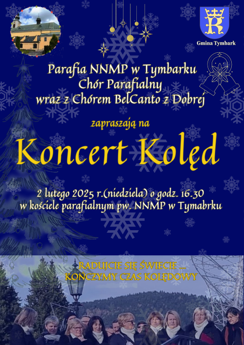 Koncert kolęd - plakat