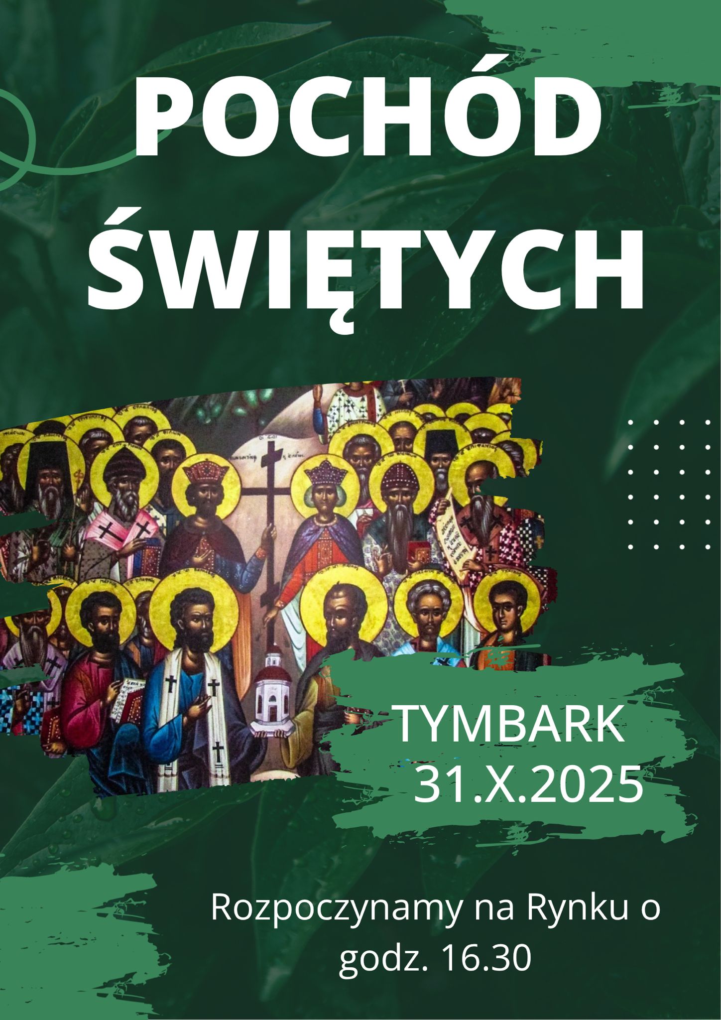 Plakat Pochód Świętych