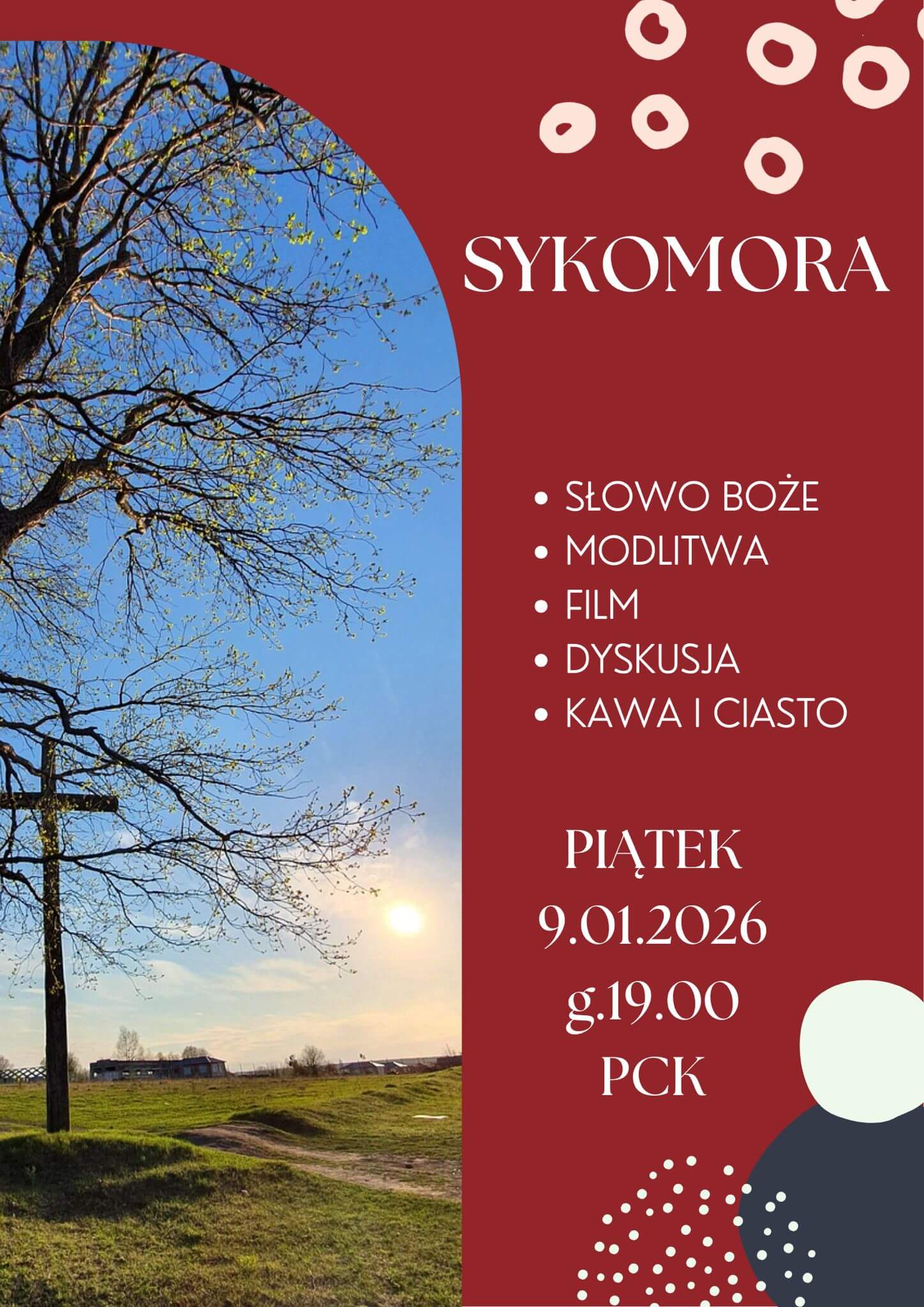 Sykomora plakat na styczeń