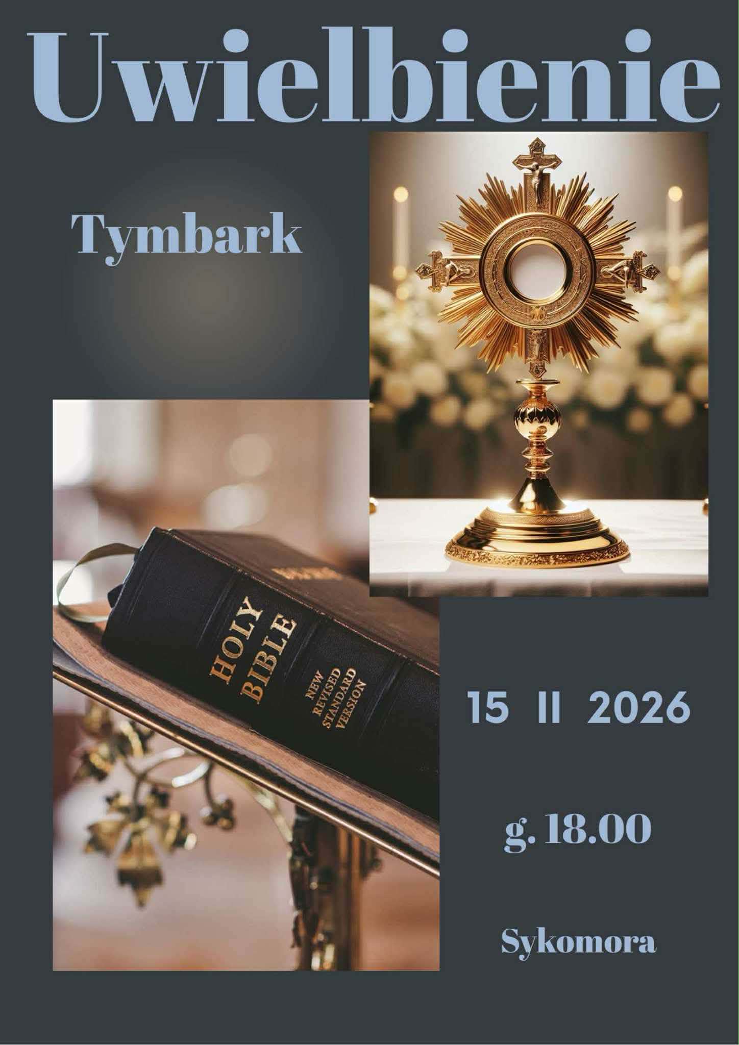 Plakat Uwielbienie w lutym